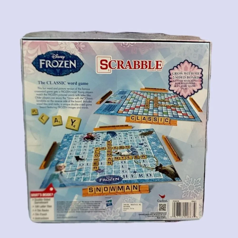 Disney Frozen Scrabble Game - Blue and Pink